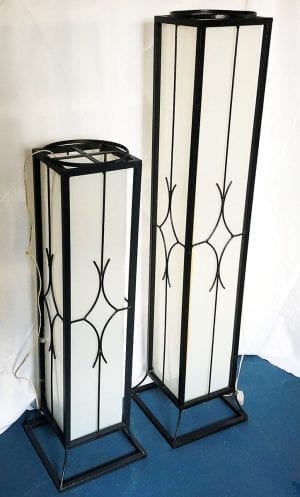 Colunas De Ferro Iluminadas 090m E 120m