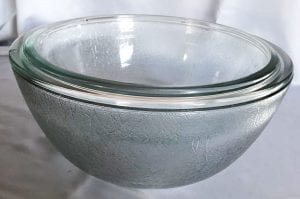 Saladeira Vidro Porta Gelo Cuba Funda