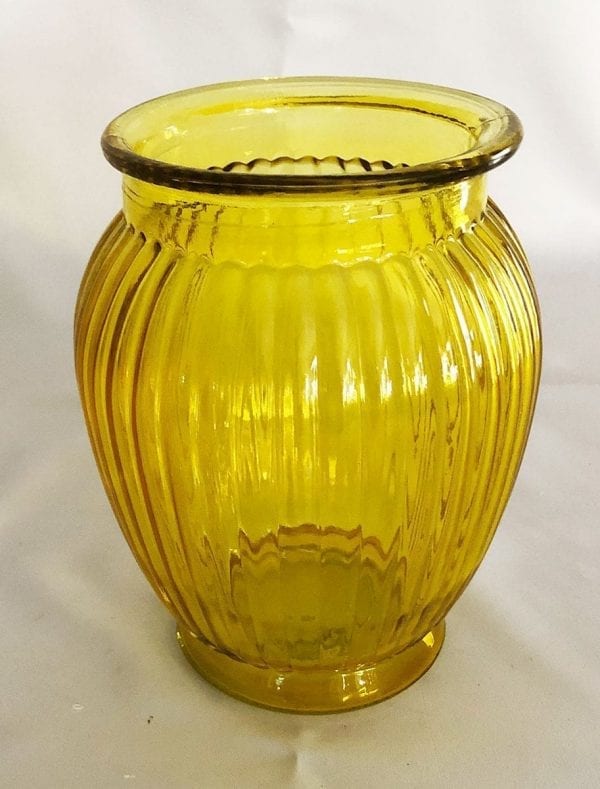 Vaso Bojudo Amarelo 18cm Altura 1