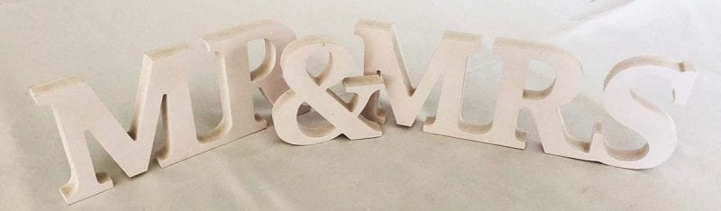 Letras Mdf Branca 80cm De Altura