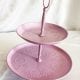 Suporte Doce Metal Roxo Dois Andares