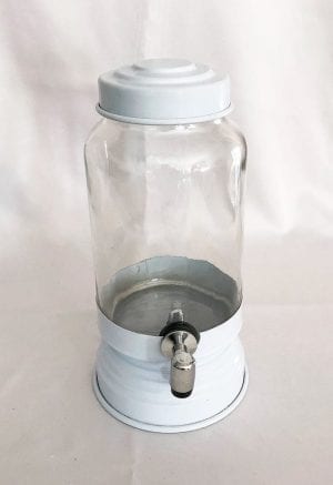 Suqueira Vidro 3 Litros Branca