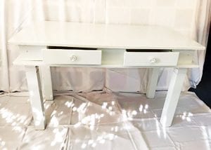 Mesa Com Duas Gavetas 138x74cm