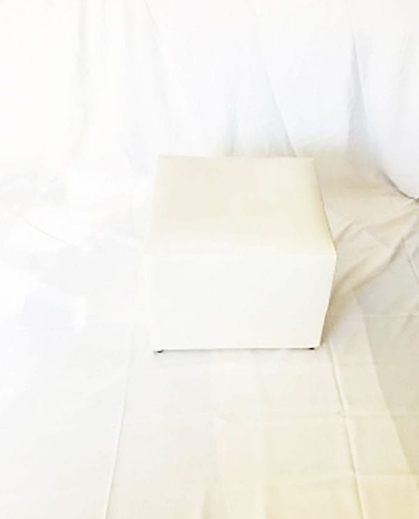 Puff Individual 050 X 050m Branco Ou Preto