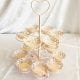 Suporte Cupcake Metal Rosa