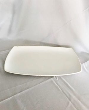Travessa Rasa Porcelana Retangular 47cm