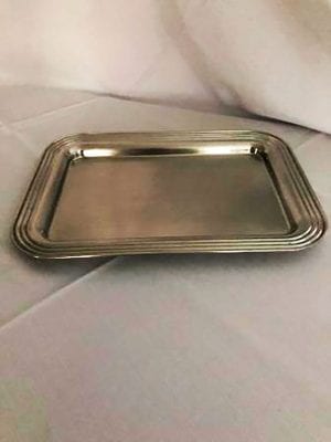 Travessa Retangular Cosmostramontina De Inox 48cm